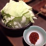 地鶏串焼家 鳥みや - Ｈ25.08　キャベツ