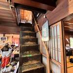 Daifuku Chaya Sawata - 階段　2階は人が多かったので店内写真なし