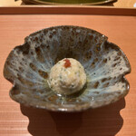 Torishou Ishii Hina - 蒸し鶏梅肉和え
