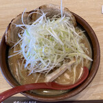 麺場 田所商店  - 北海道味噌ラーメン　肉ネギ（辛みなし）