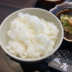 Yakiniku Semmon Ten Nariya - ご飯はふっくら美味しい！
                      ※ 大盛り & おかわり可能！