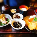 お食事処もりやま - ひれかつランチ