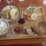 鈴木食堂 - あじふらい・海老ふらい定食