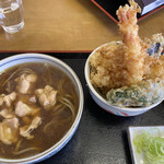 Hirukawa - かしわ蕎麦とミニ天丼