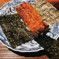お料理 うち山 - うなぎとルッコラの手巻き
