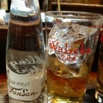 もつ焼 まるい - 梅酒サワー400円