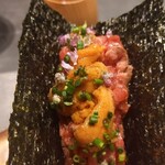 IAKU  - 苦手なウニと生肉でしたが美味しかった❤️