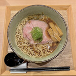 塩そば まえだ - 名刀味噌のJapanese spiceそば  メンマ増し