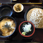 蕎麦人 弁慶 - たぬき玉子とじ丼＋蕎麦