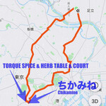 TORQUE SPICE & HERB TABLE & COURT - 44km 1591kcal