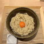 塩そば まえだ - 和え玉(冷) 向原農園生卵