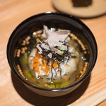 日本料理 幸庵 - 焼きおにぎりにした冷やし茶漬け