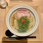 塩そば まえだ - 梅塩そば(温)