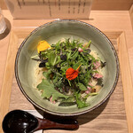 塩そば まえだ - ハーブ和えそば(冷)