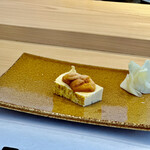 鮨 須藤 - だし巻き玉子＆雲丹(アレンジ)