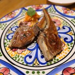 スペイン料理 ベントゥーラ - （2023/4月）仔羊の鉄板焼き