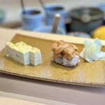 鮨 須藤 - だし巻き玉子＆雲丹(追加)