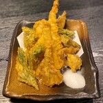 和ダイニング 杉 - 天ぷらの盛り合わせ
