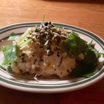 Wine Terrace Yu-me - いぶりがっこのポテトサラダ680円