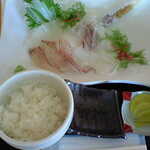 磯や - 活イカ刺定食