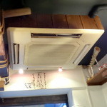 吉祥寺 じゅん粋 - 頭上にエアコン！