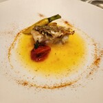 銀座 フレンチ Sublime Premium - 甘鯛 発酵チェリートマトのスープ仕立て