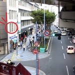 French Hana - 外観：お店は２階です～歩道橋から撮ってみました♪是非お越しを♪