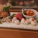 Fuji No - ある日の刺身盛り合わせ