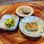 燗の美穂 - 突き出し3点