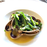 ル・ゴロワ フラノ - 厚岸産のアサリと行者ニンニク