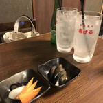 Yakitori Shigeru - レモンサワー&お通し