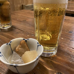 シンヨコ商店 - 生ビールとお通し