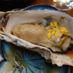 割烹 魚仙 - 蒸し牡蠣