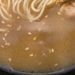 Nanahoshi dou - 赤星定食 自家製熟成味噌を溶かす前のスープ