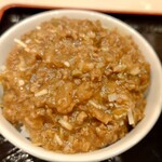 Chiyuuka Resutoran Toranoko - 肉あんかけミニひき肉丼