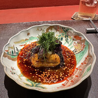 Ji-Cube - ❷穴子と茄子の黒酢ソース。