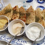 ギリシャ料理 taverna ミリュウ - 前菜盛り合わせ　1200円