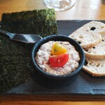 雲レストラン - いぶりがっこクリームチーズ