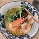 らーめん 砦 日野店 - 超人的海老潮ラーメン