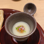 おみ乃 - ホワイトアスパラガスのすり流し