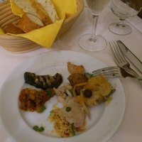 Ristorante IL FIGO INGORDO - ブッフェの前菜盛り合わせ