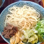 金藏製麺 - 肉つけうどん600円