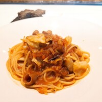 イルチェーロ 恵比寿 - ⚫北海道産帆立貝柱  イタリア産サラミ  アラビアータ