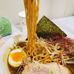 札幌ラーメン 原ゝ - カレーラーメンの麺