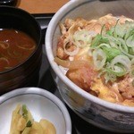 若鯱家 - 小えび天とじ丼840円