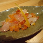 孝虎 - 鯛のカラスミ和え