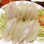 せっちゃんのエクスペリヤンスの家 - お父さんが釣ってきたキスの刺身