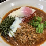 極楽うどん TKU - 冷製麻辣納豆うどん（中盛）