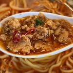 一番亭 - ミンチ肉リフト