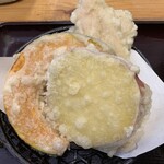純愛うどん なでしこ - さつま芋・かぼちゃ ・ささみ天